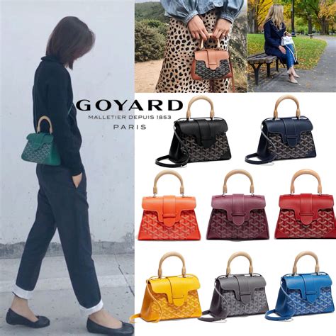 celebrity goyard saigon mini|goyard saigon model.